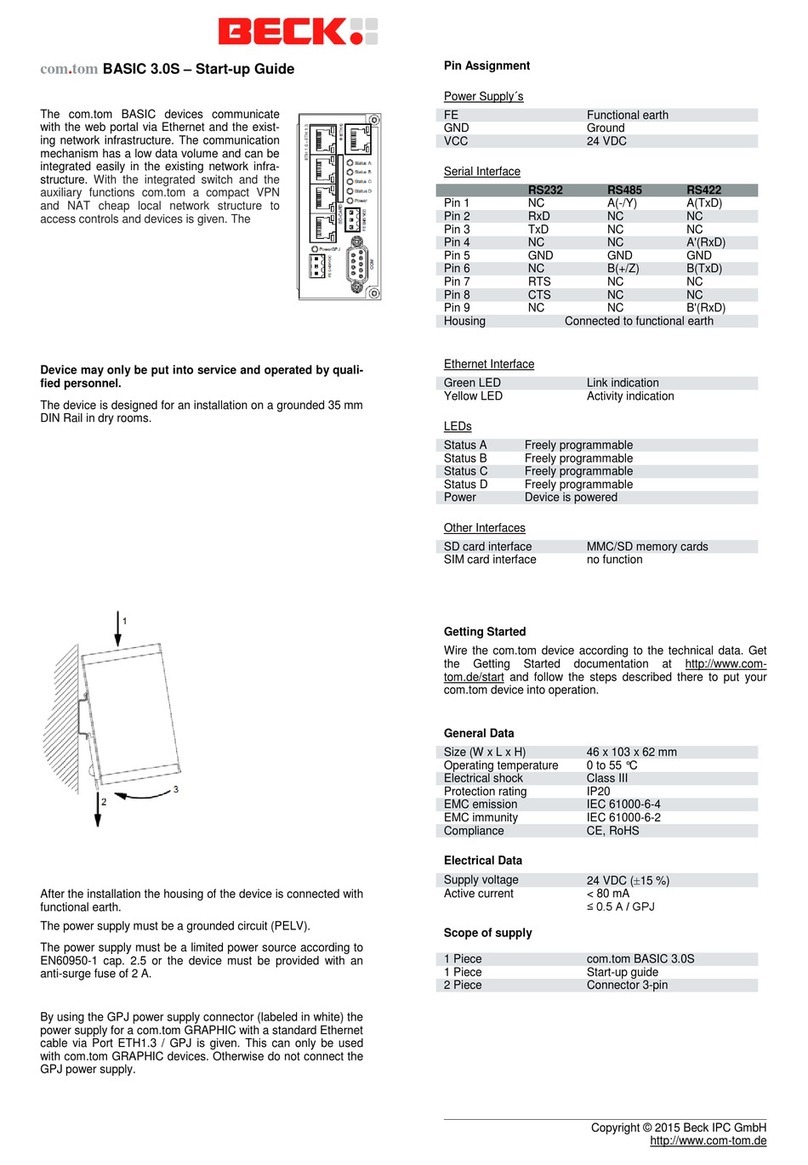 Beck BASIC 3.0S User guide