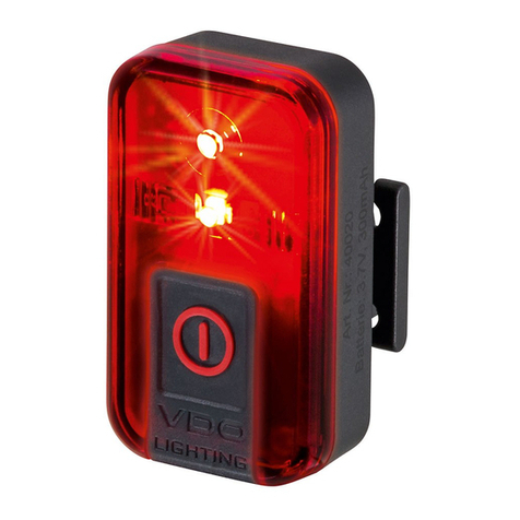VDO Cyclecomputing ECO LIGHT RED PLUS User manual VDO Cyclecomputing ECO LIGHT RED PLUS User manual