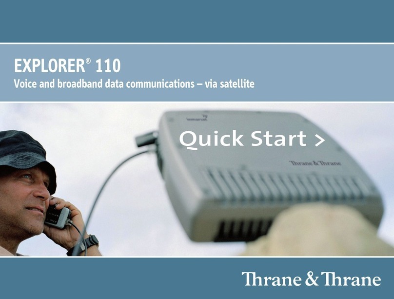 Thrane&Thrane EXPLORER 110 User manual