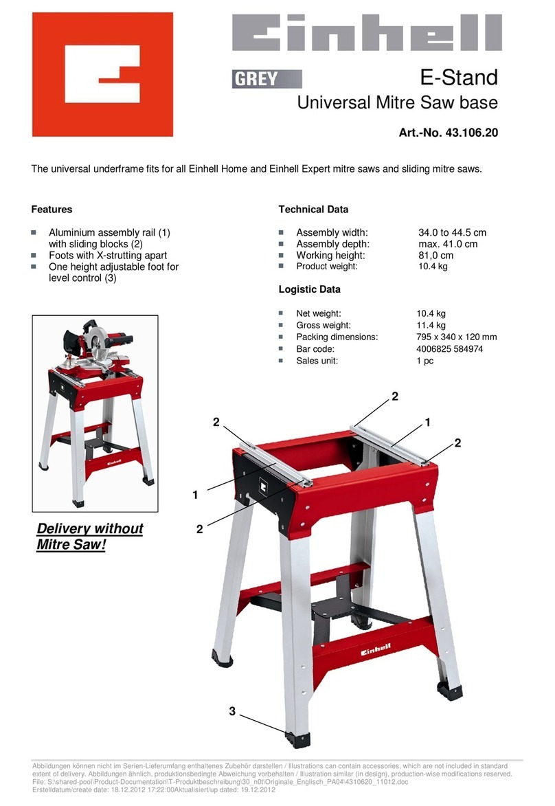 EINHELL E-Stand User manual EINHELL E-Stand User manual