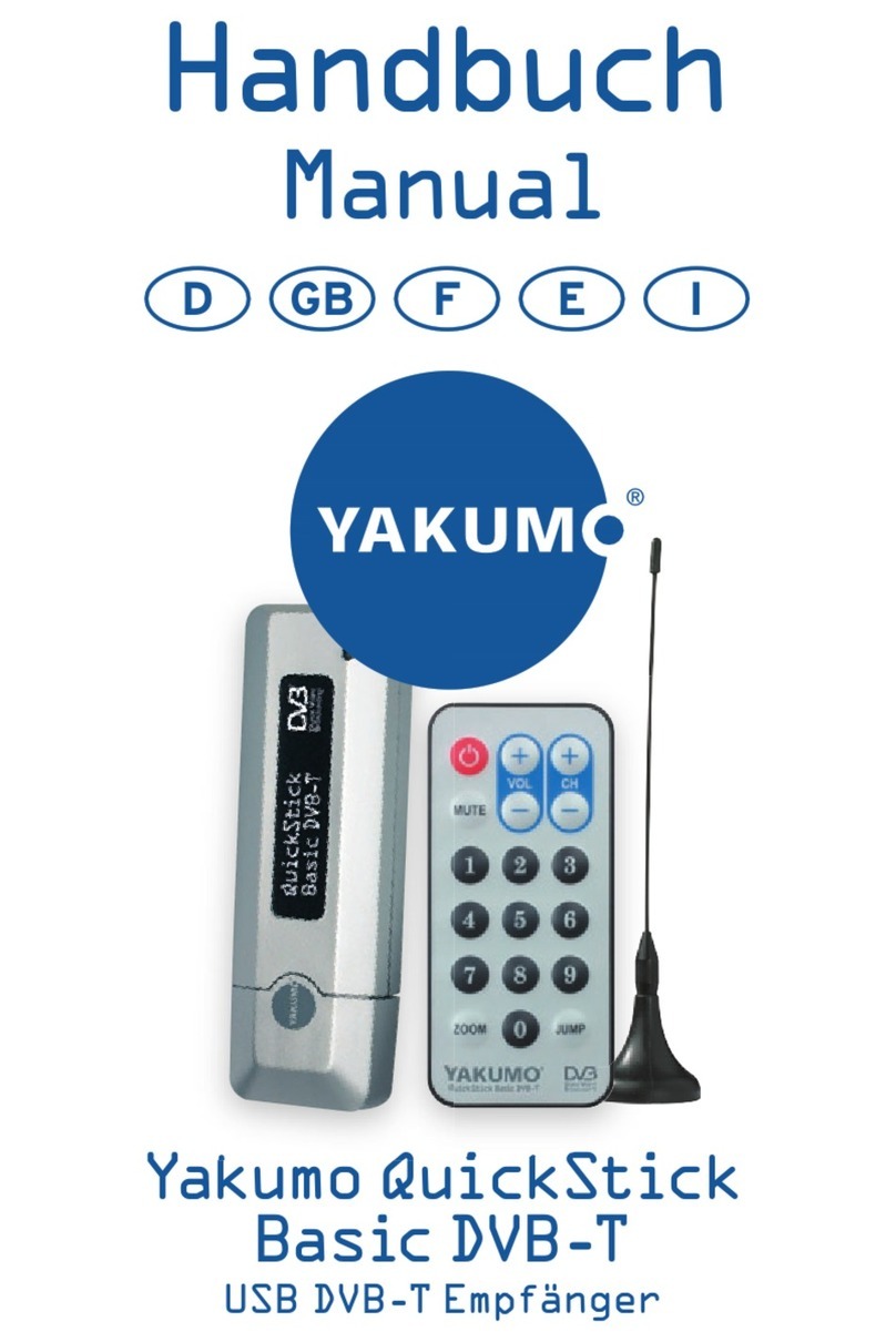 YAKUMO QuickStick Basic DVB-T User manual
