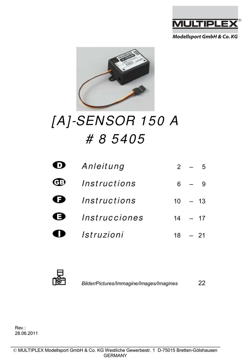 Multiplex A-SENSOR User manual