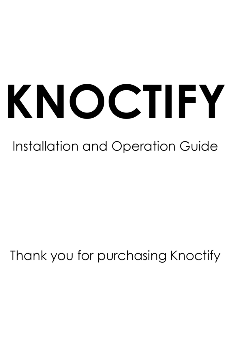 Knoctify Button Operating instructions