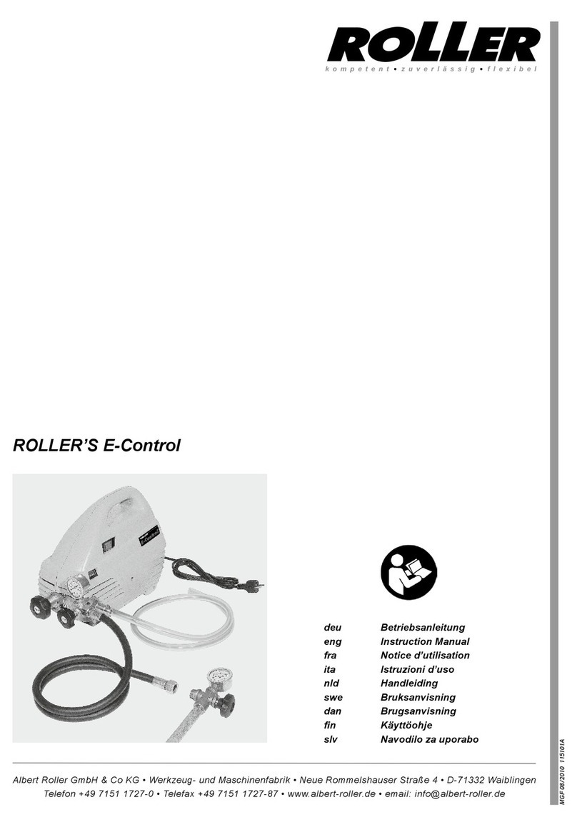 Roller E-Control User manual