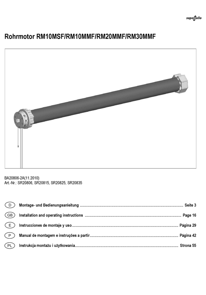 Superrollo RM10MSF User manual