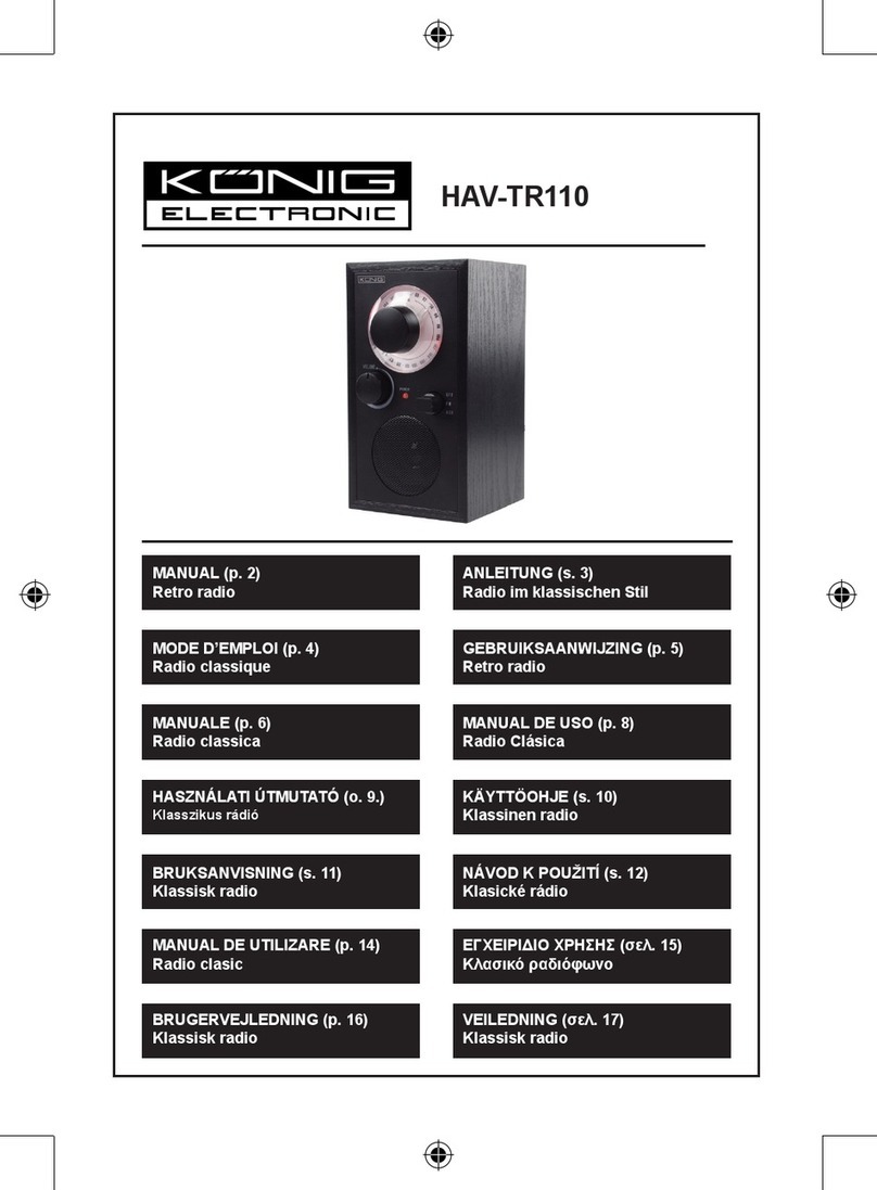 Konig HAV-TR110 User manual
