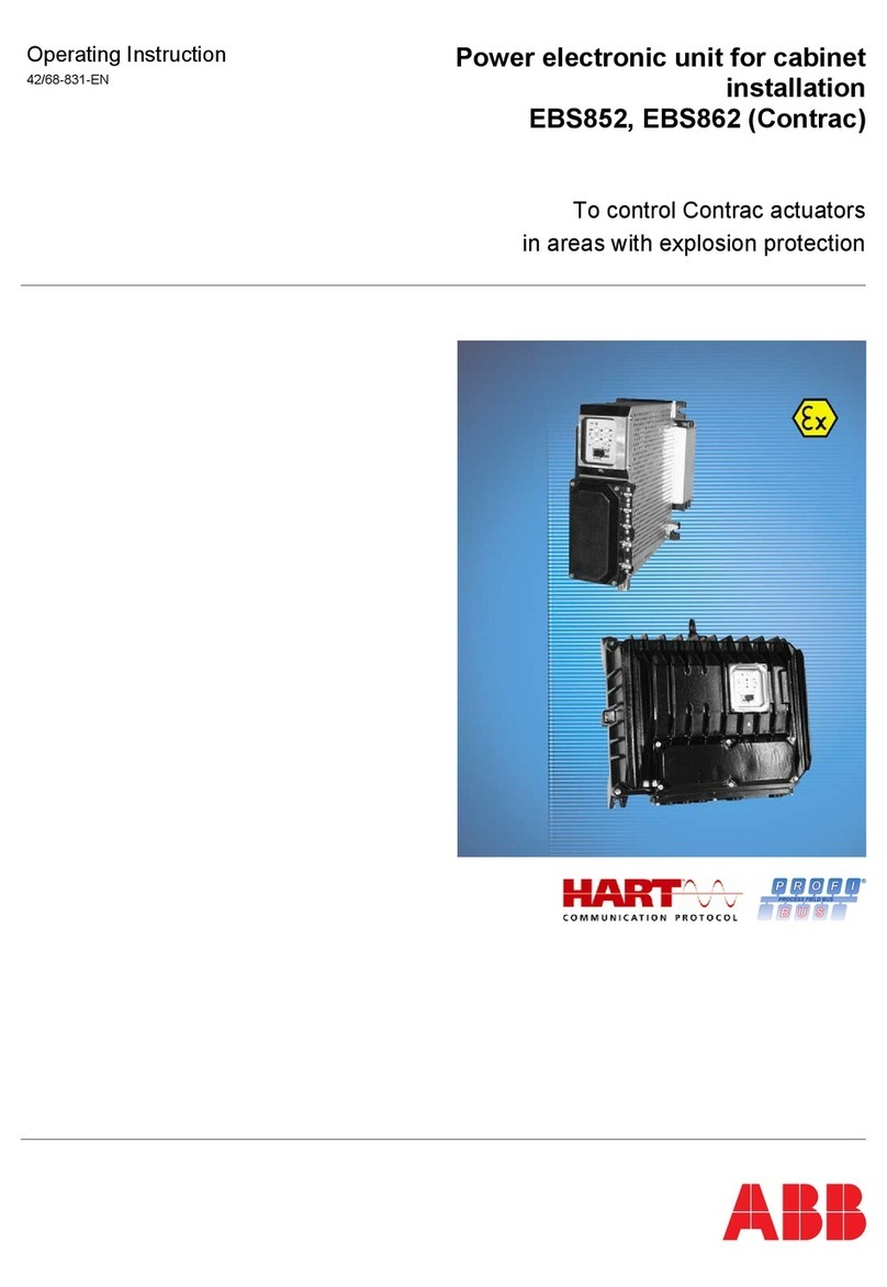 ABB EBS852 User manual
