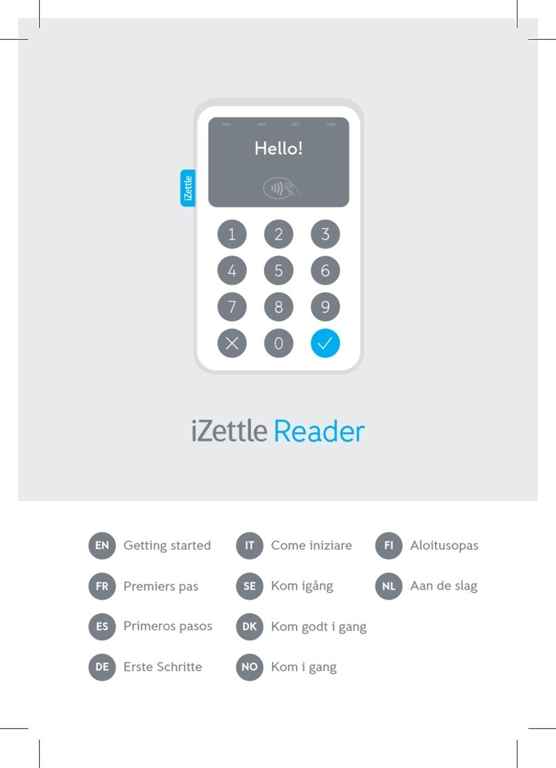 iZettle Reader User manual