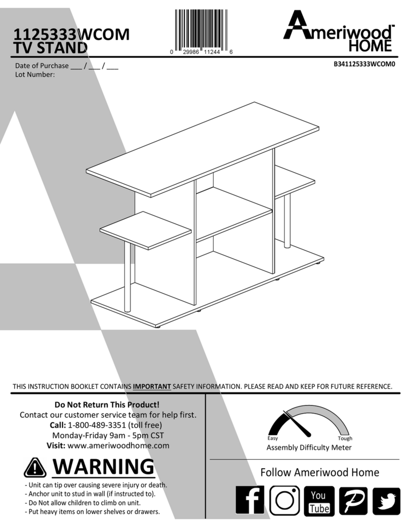 Ameriwood HOME 1125333WCOM User manual