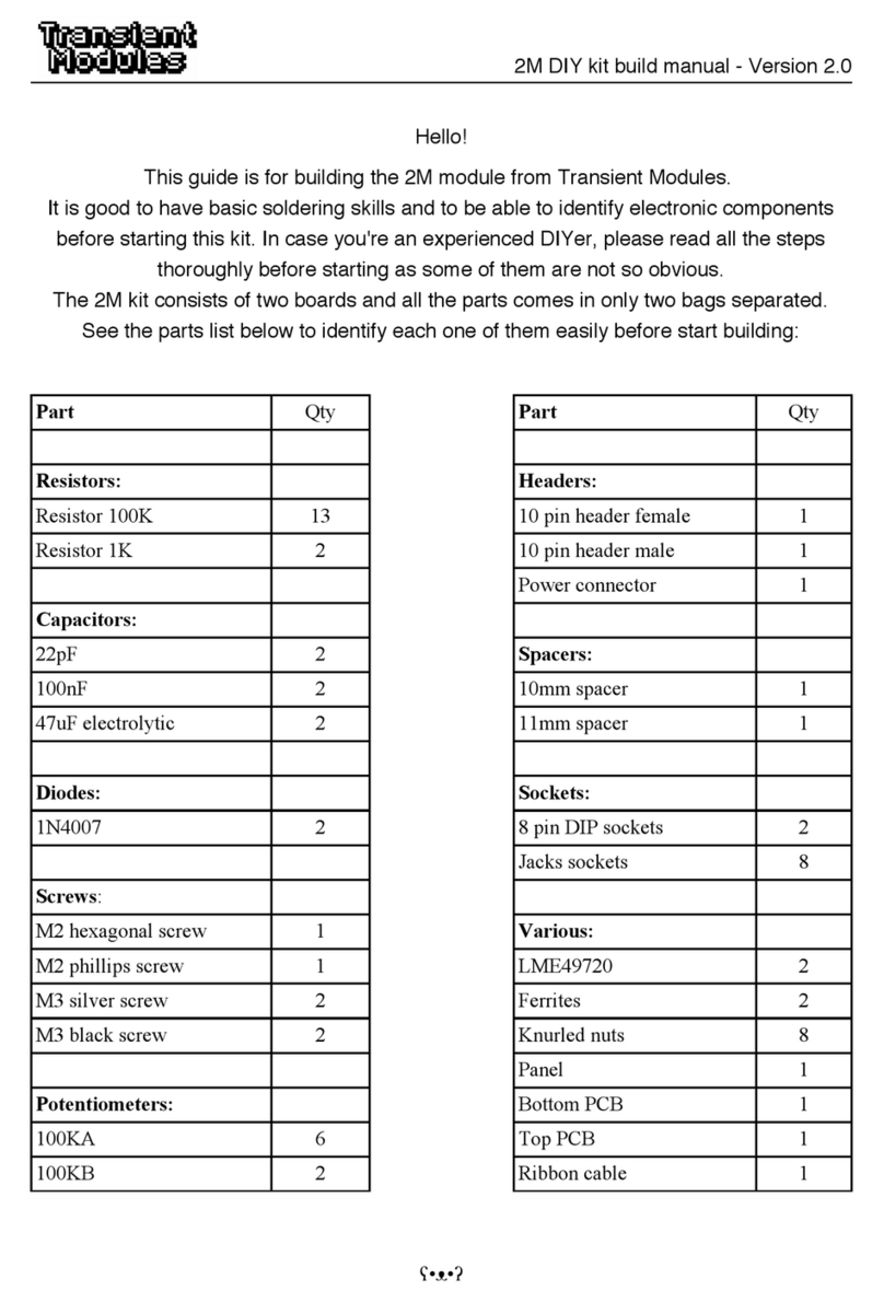 Transient Modules 2M Manual
