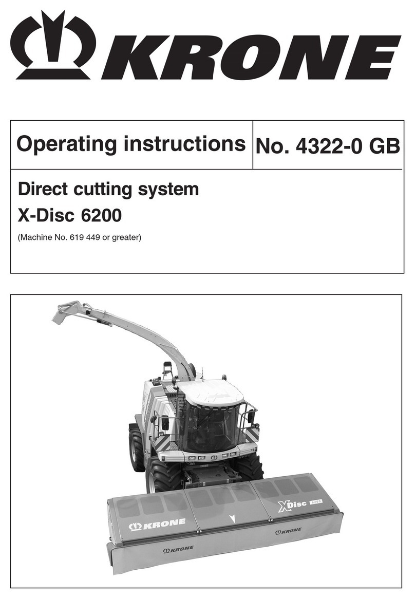 Krone X-Disc 6200 operating instructions