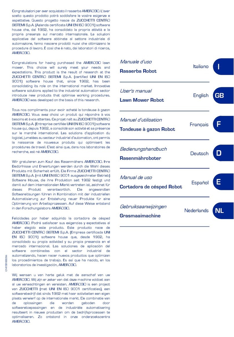 AMBROGIO BASIC User manual AMBROGIO BASIC User manual