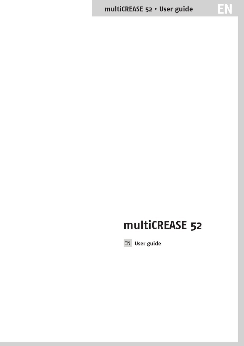 Opus multiCREASE 52 User manual