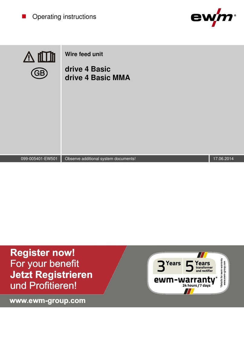 EWM drive 4 Basic MMA User manual