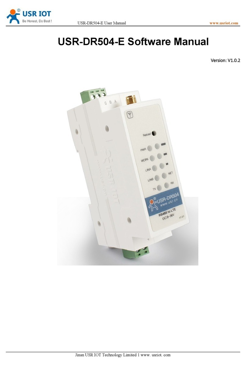 USR IOT USR-DR504-E Mounting instructions