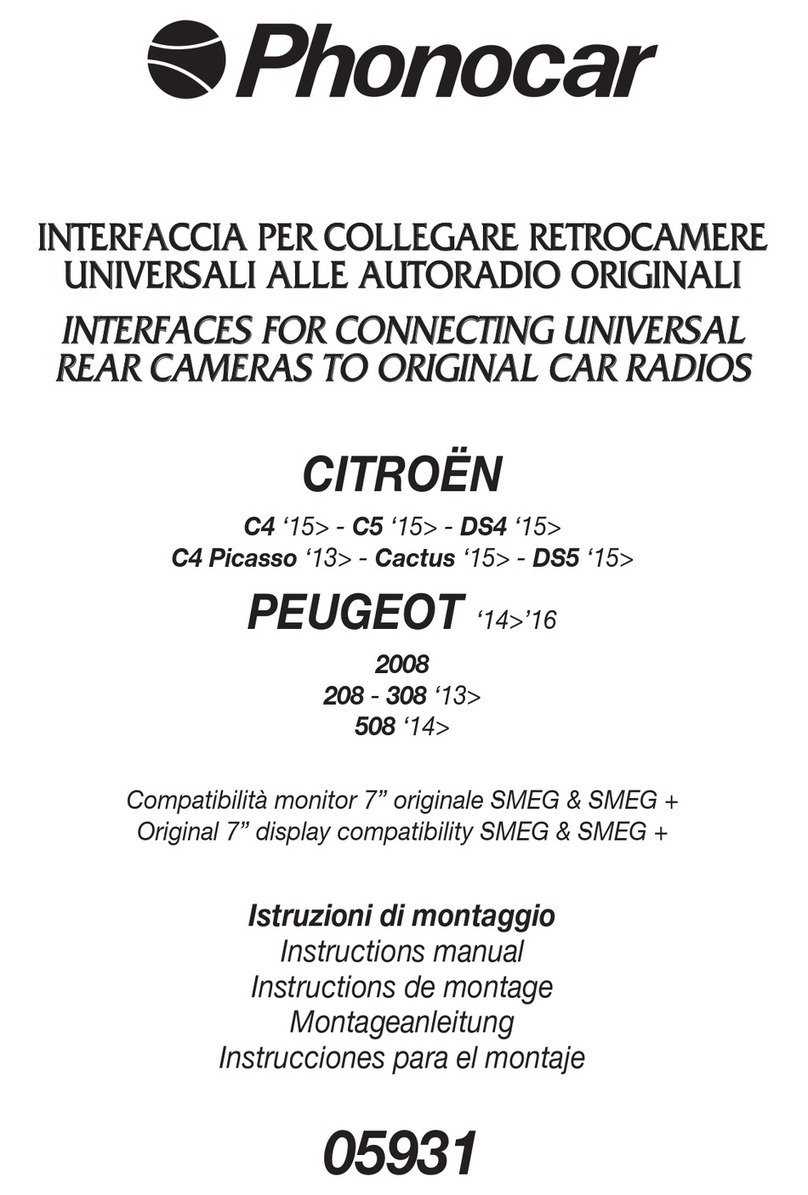 Phonocar 05931 User manual