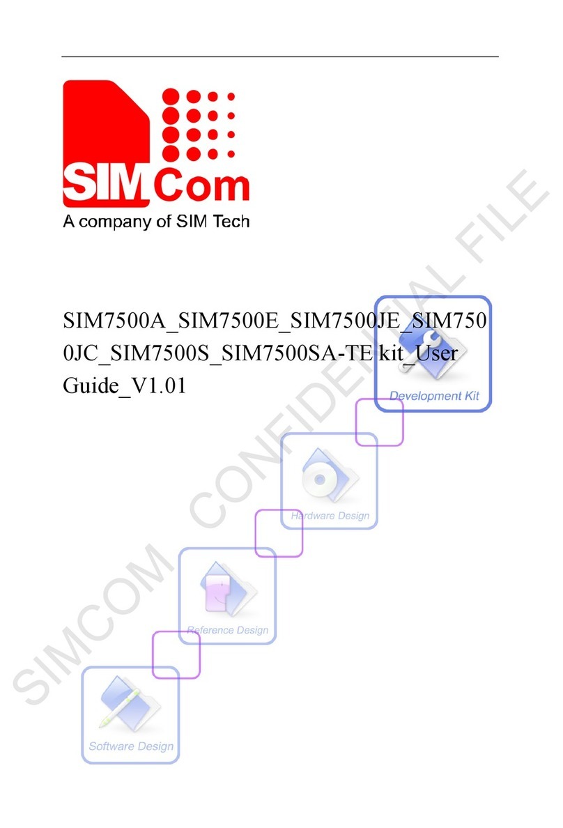 SimCom SIM7500A-TE kit User manual