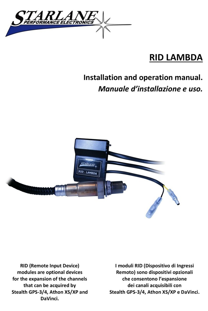 STARLANE RID LAMBDA User manual
