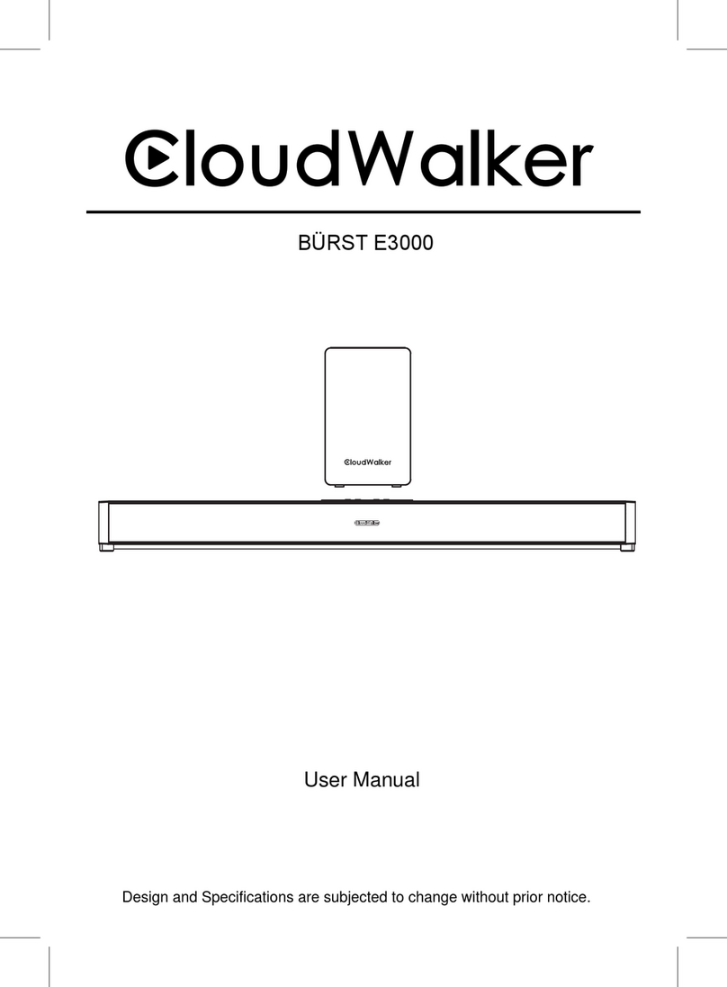 CloudWalker BURST E3000 User manual