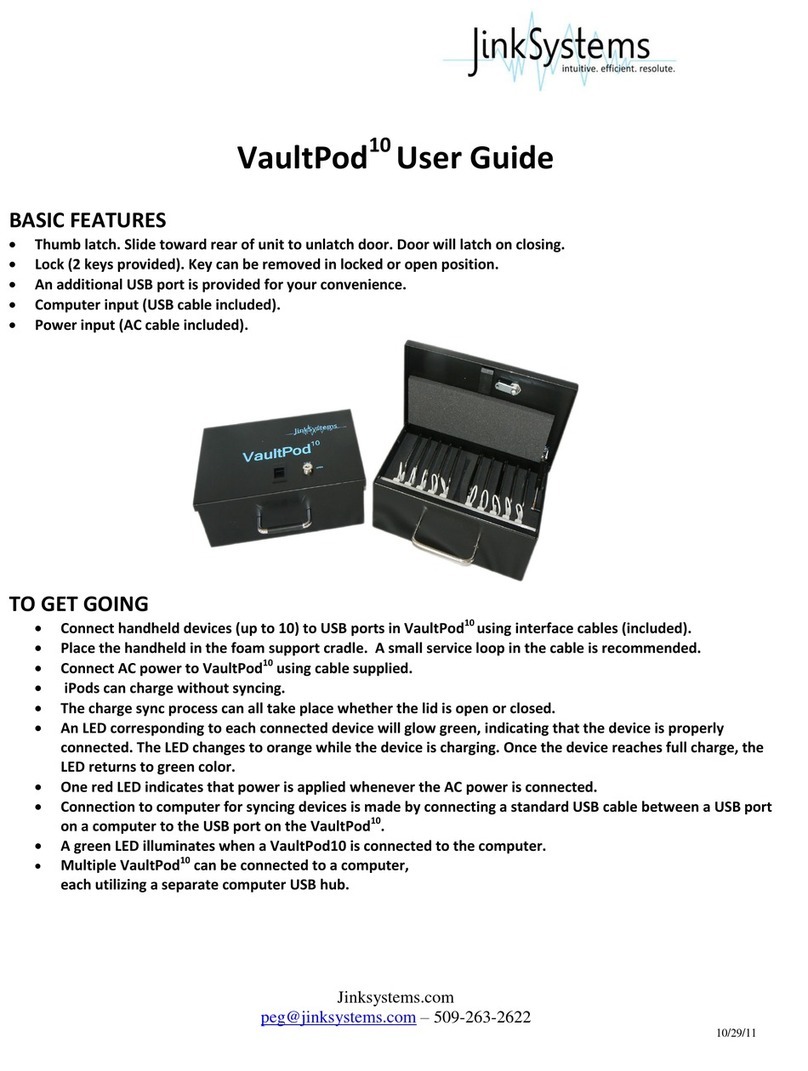 JinkSystems VaultPod10 User manual