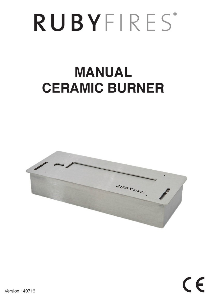 Ruby Decor Ruby Fires Series User manual
