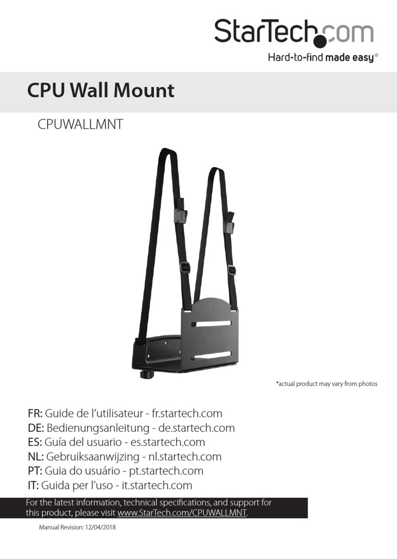 StarTech.com CPUWALLMNT User manual