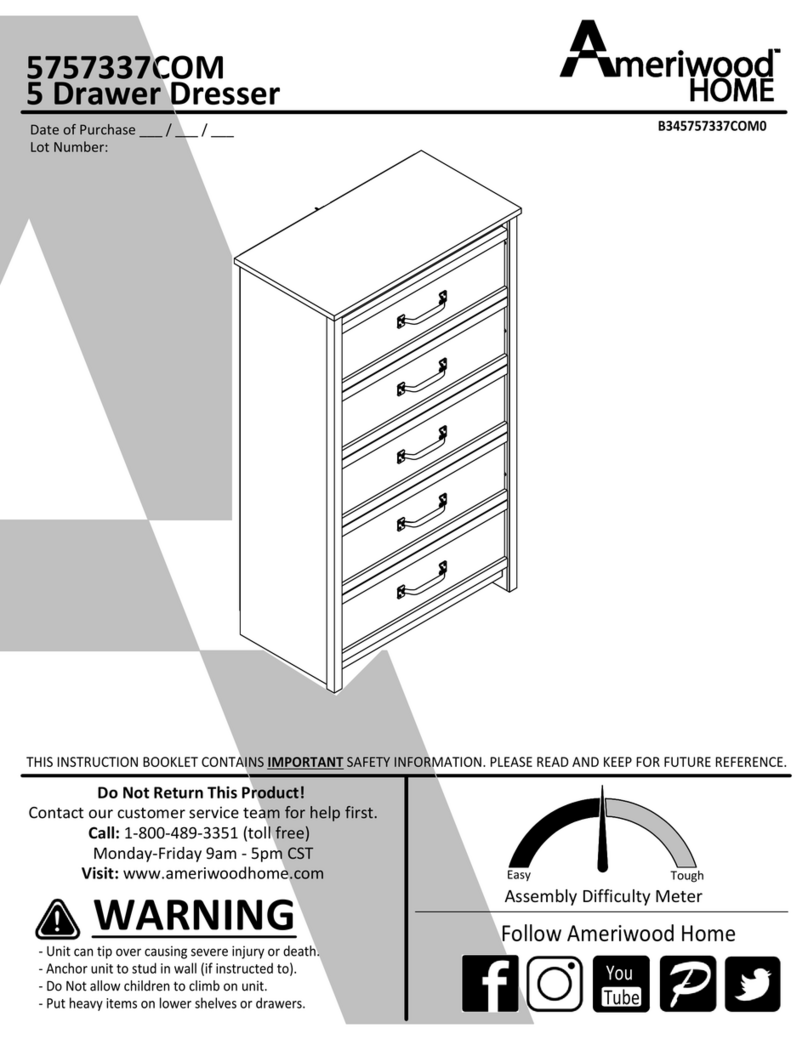 Ameriwood HOME 5757337COM User manual Ameriwood HOME 5757337COM User manual