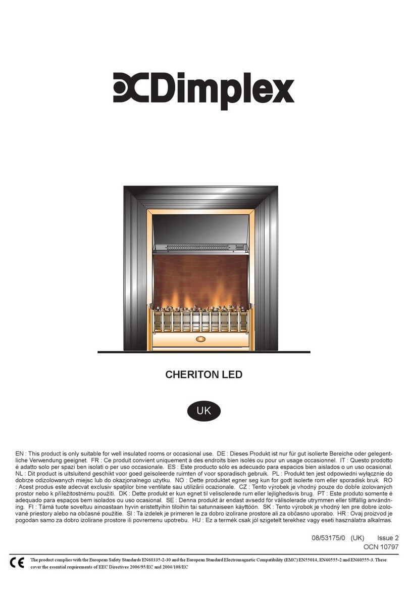 Dimplex CHERITON LED CHT20 User manual