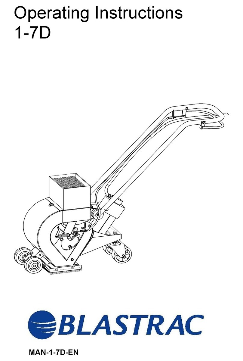 Blastrac 1-7D User manual