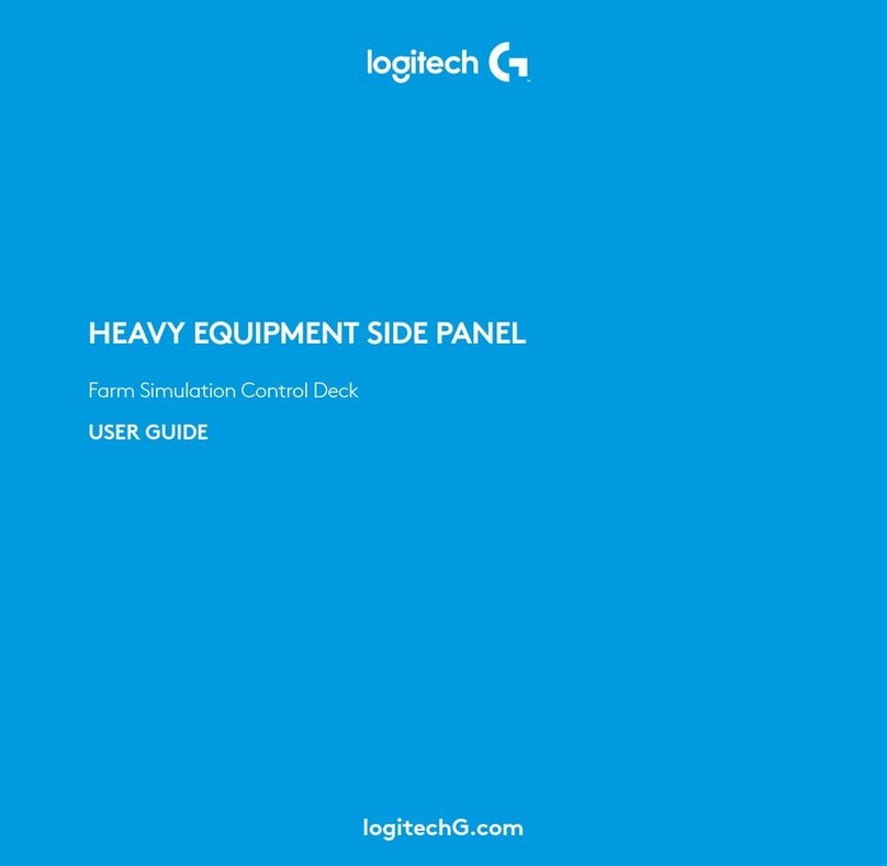 Logitech HEAVY EQUIPMENT SIDE PANEL User manual