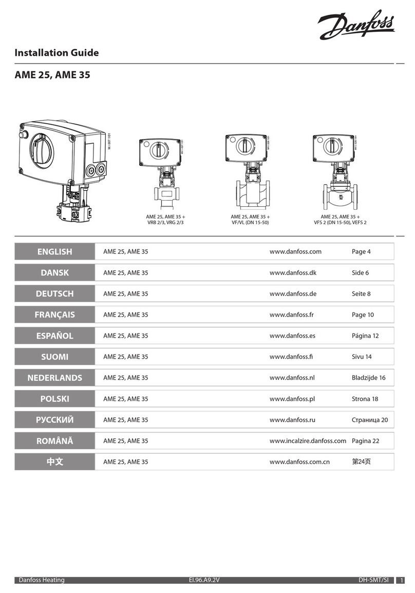 Danfoss AME 25 User manual