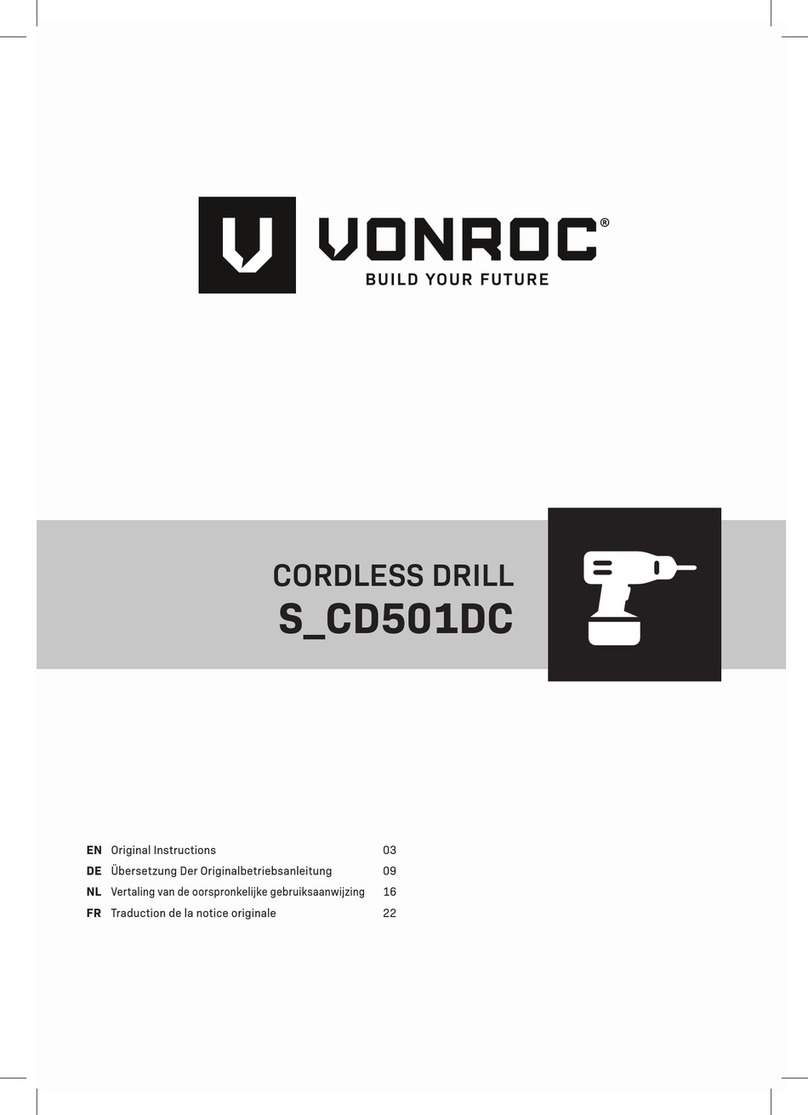 VONROC S CD501DC User manual