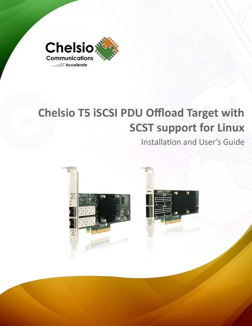 Chelsio T5 User manual