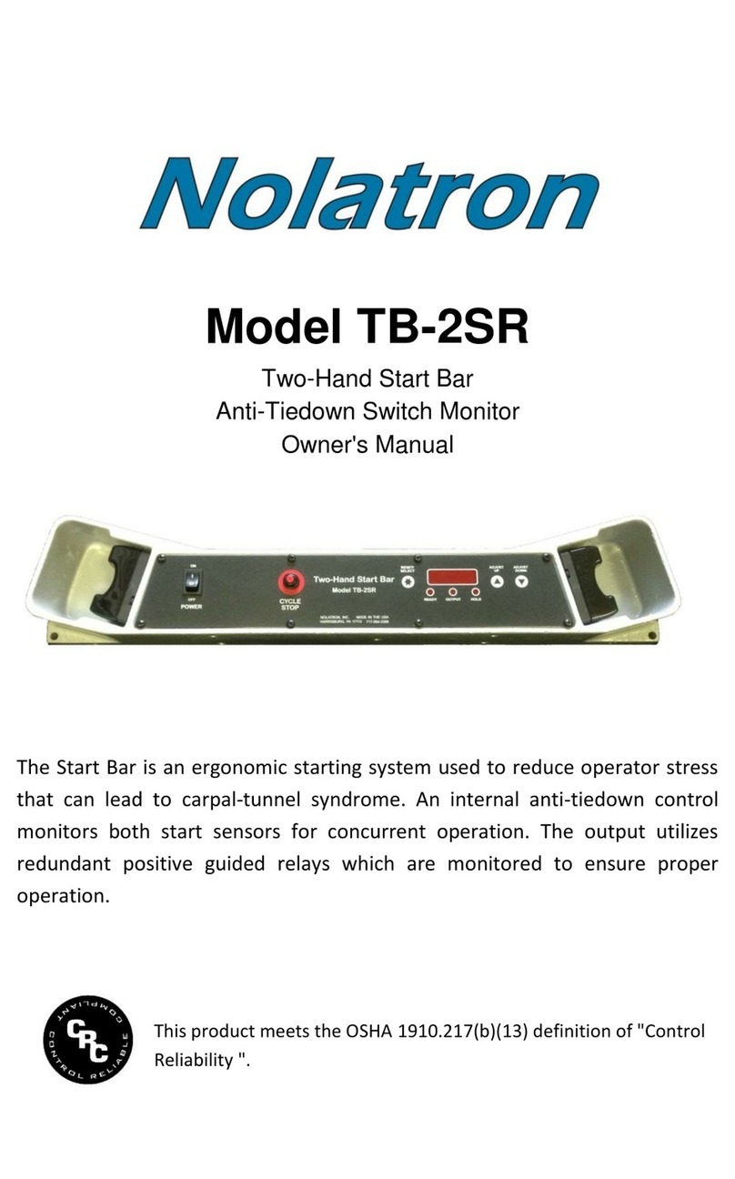 Nolatron TB-2SR User manual