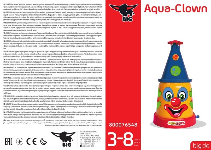 BIG Aqua-Clown User manual