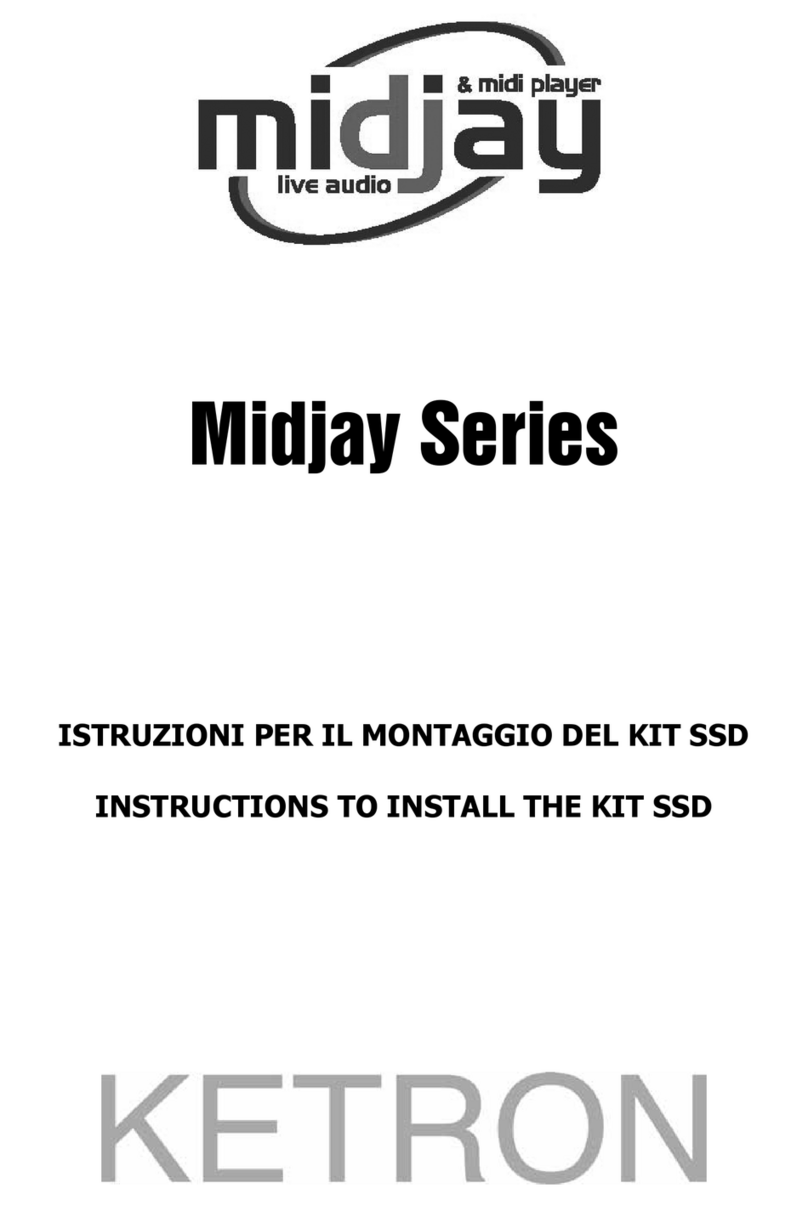 KETRON Midjay Series Instruction sheet KETRON Midjay Series Instruction sheet