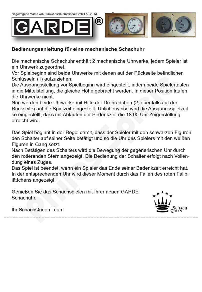 Philos GARDE 4668 Operation and maintenance manual