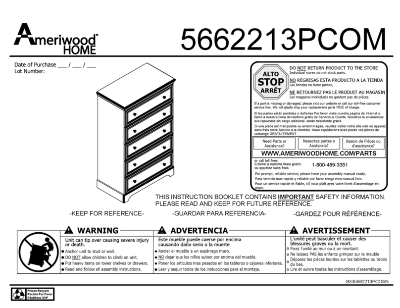 Ameriwood HOME 5662213PCOM User manual