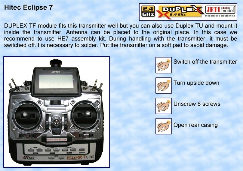 Hi-Tec ECLIPSE 7 User manual