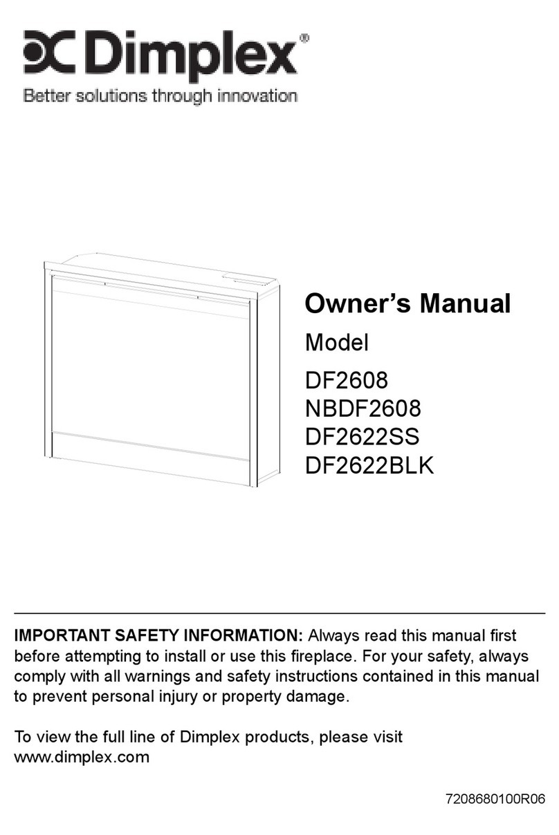 Dimplex DF2608 User manual