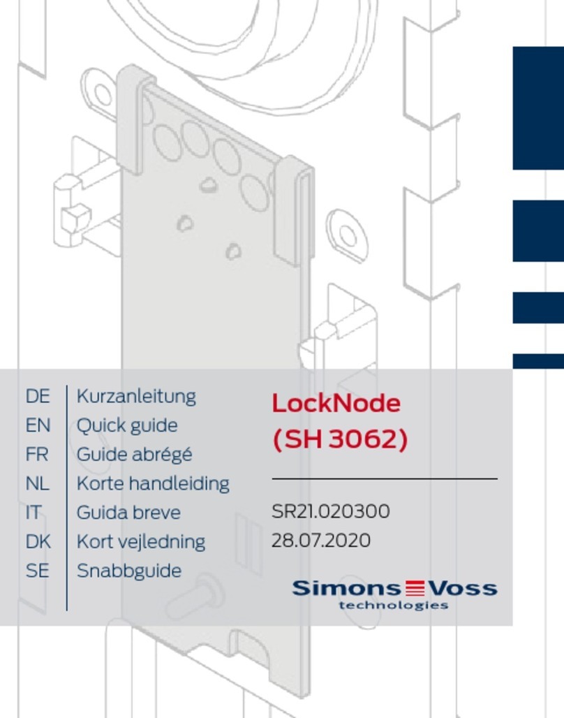 Simons Voss Technologies LockNode User manual