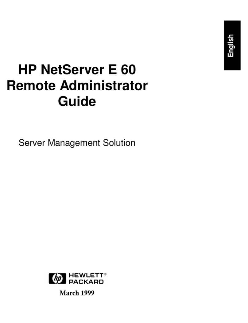 HP NetServer E60 Service manual