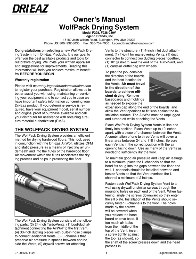Drieaz WolfPack User manual