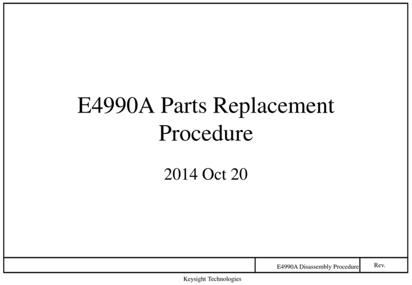 Keysight E4990A Use and care manual