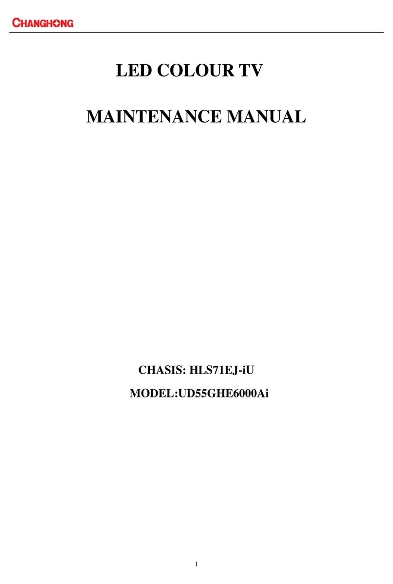 Changhong Electric UD55GHE6000Ai Maintenance manual