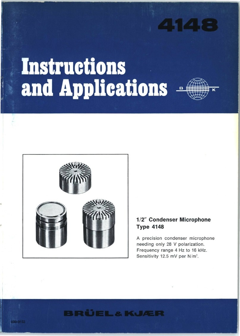 BRUEL & KJAER 4148 User guide