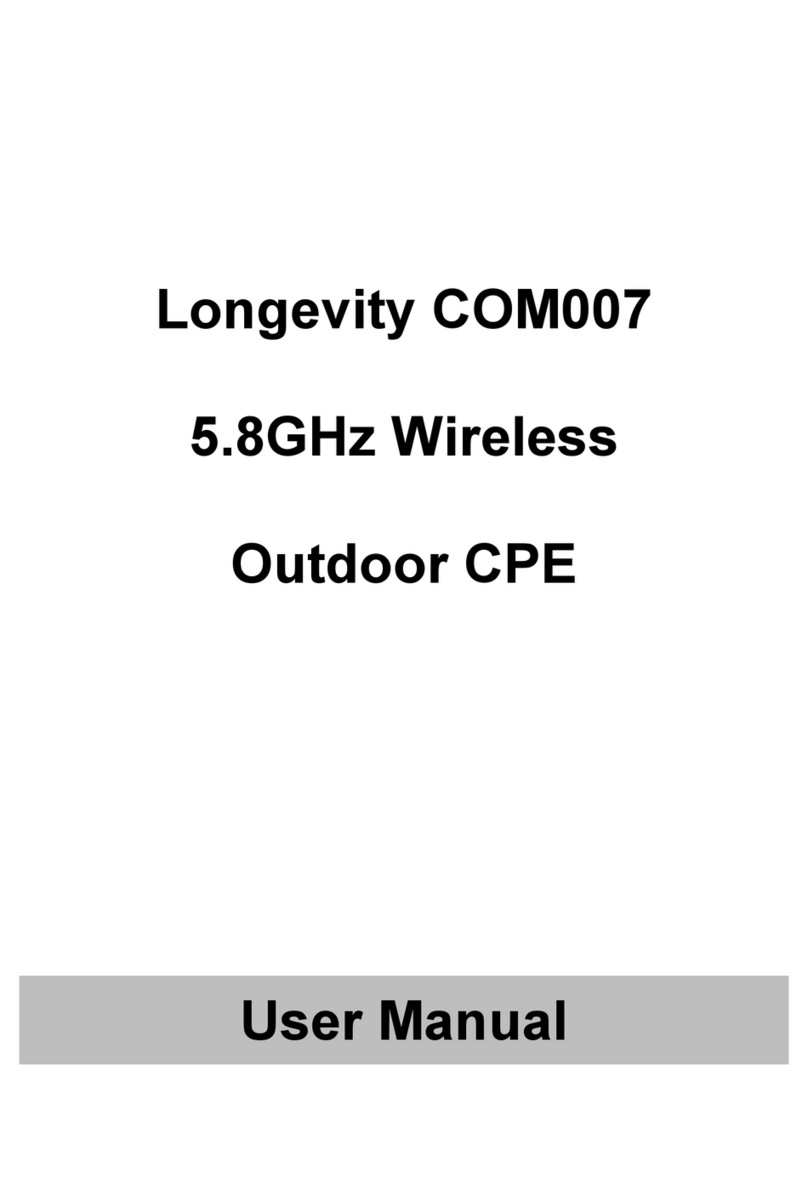 Longevity COM007 User manual