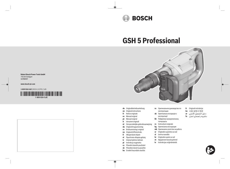 Bosch GSH 5 Professional User manual