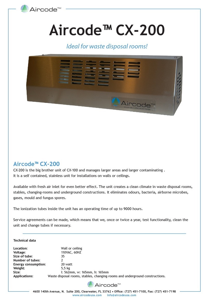 Aircode CX-200 User manual