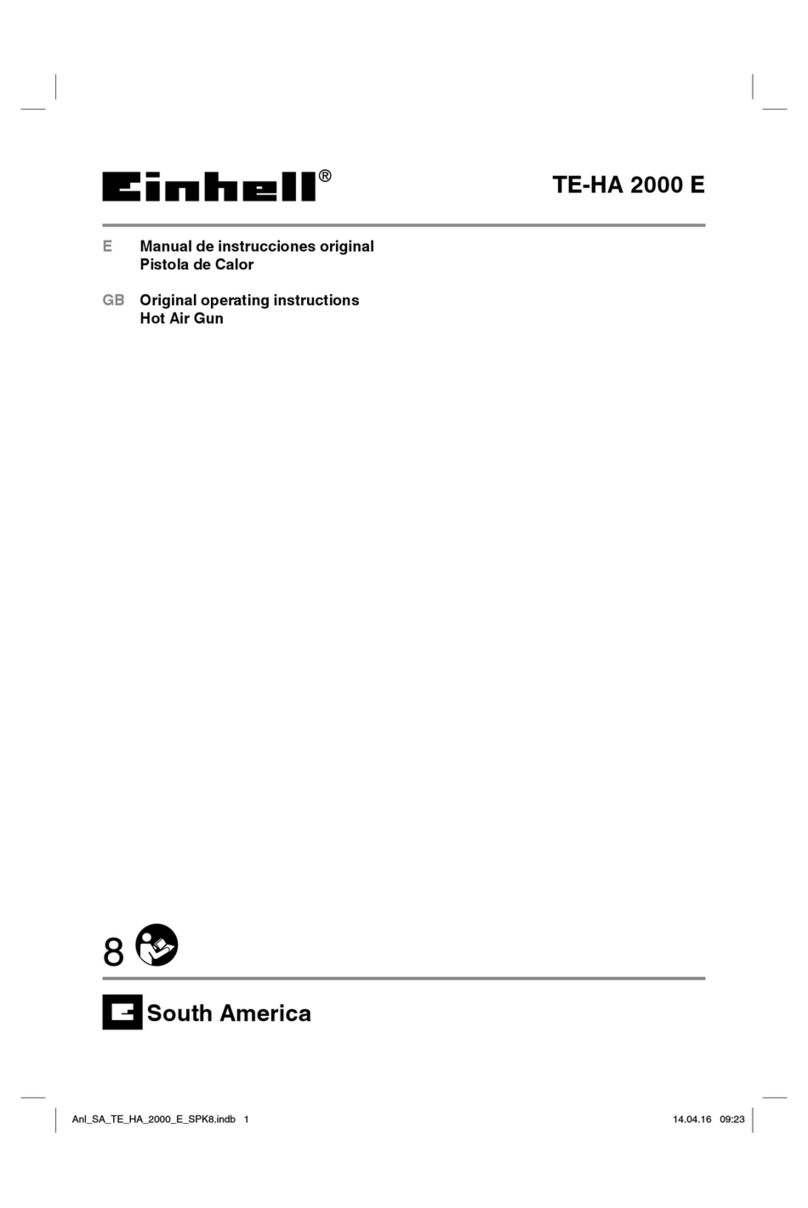 EINHELL TE-HA 2000 E User manual